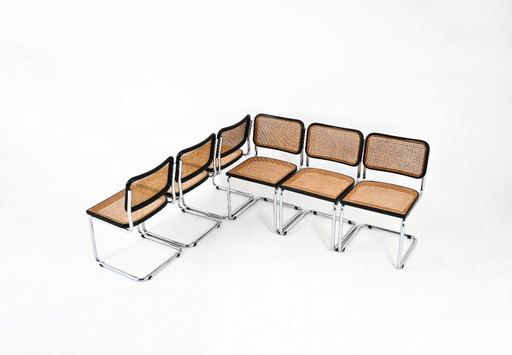 Dining Chairs Style B32 by Marcel Breuer, set of 6