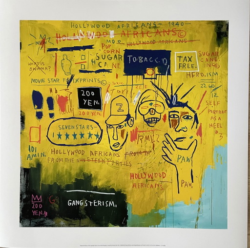 Jean Michel Basquiat (1960-1988), Hollywood Africans, 1983, copyright Estate of Jean Michel Basquiat, concesso in licenza da Art