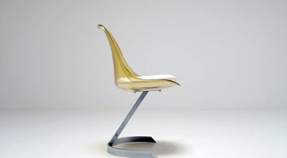 Image 1 of Stühle aus Acryl und Chrom von Eurosteel, 1970er Jahre