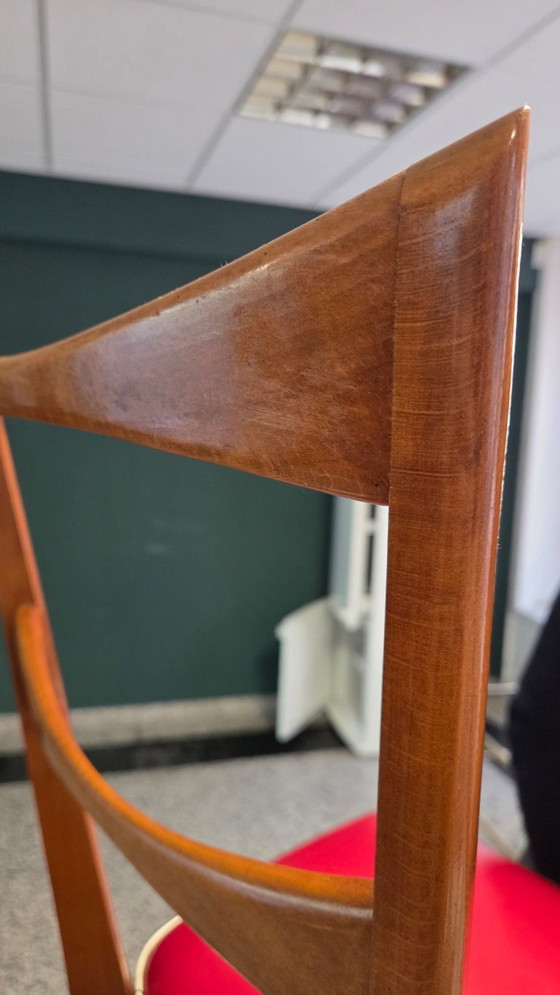 Image 1 of Complete vintage Mid-century Modern dining set with sideboard, table, and 8 chairs