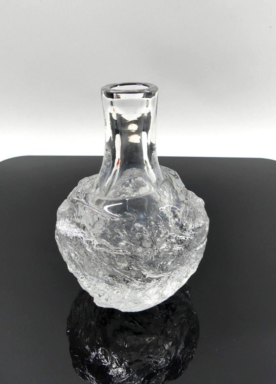 Image 1 of Kosta Boda glass vase, signed Wärff, Snowball vase