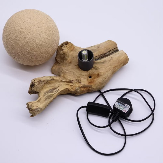 Image 1 of DriftGlow Lamp Katoenen Omhulsel Crème Kap