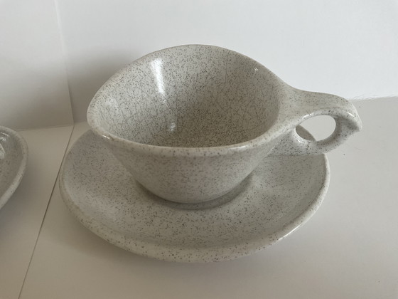 Image 1 of 2x Tazza e piattino vintage Glidden Pottery USA