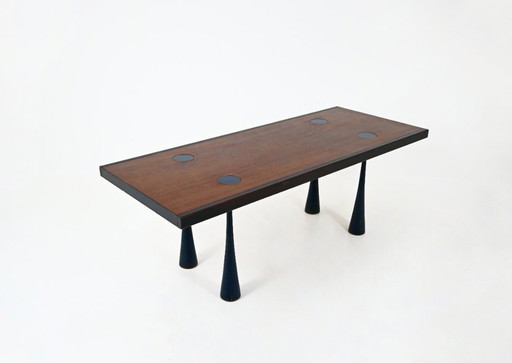 Esstisch von Angelo Mangiarotti für La Sorgente Dei Mobili, 1970er Jahre