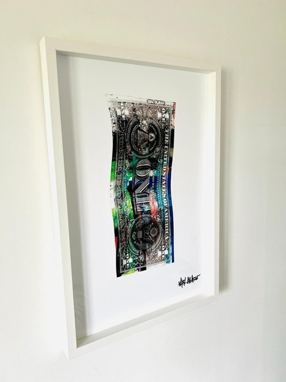 Image 1 of Karl Lagasse - New Art Dollar 37 - Zeefdruk van de kunstenaar