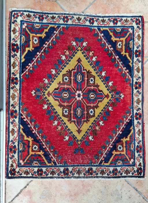 3 gewebte Woll-Perserteppiche und 1 Läufer – vloerkleden en tapijten, Wool (photo 2 of 5)