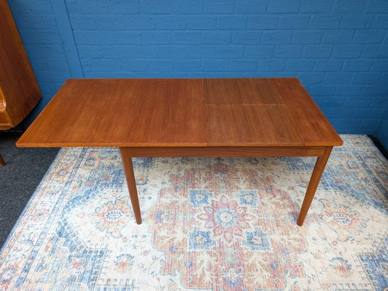 Image 1 of Table de salle à manger extensible vintage, années 1960