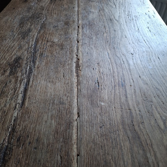 Image 1 of Mesa de granja francesa antigua 228x85 roble