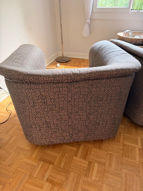 Fauteuils Franz Wittmann Hochbarett, paire – Textile (photo 6 of 7)