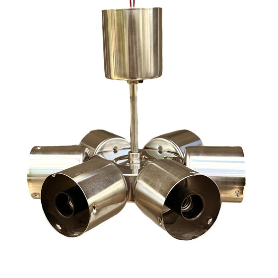 Image 1 of Lámpara de araña Sputnik, Kamenicky Senov, Checoslovaquia, años 70.