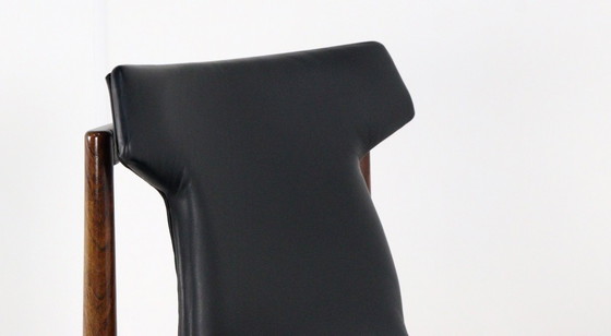 Image 1 of Set di 8 sedie Inger Klingenberg per Fristho Franeker rivestite vintage