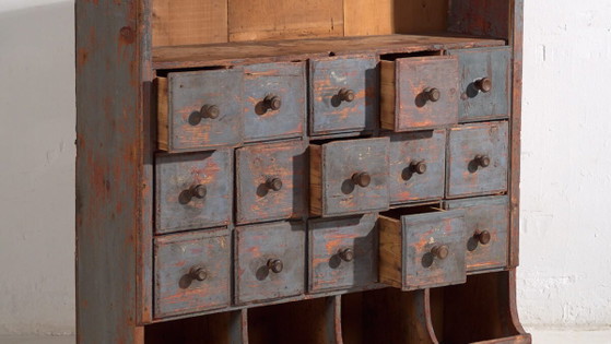 Antique office furniture (c.1930) #16 – Storage cabinet, Rustic (photo 3 of 10)