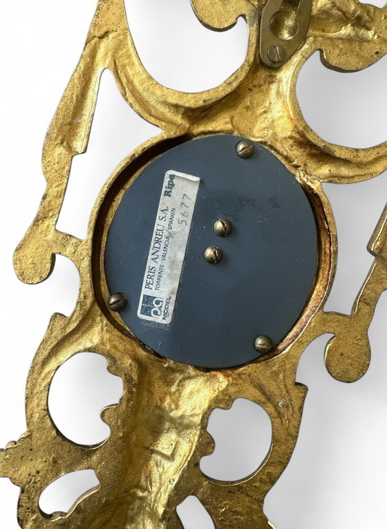 Image 1 of Lampada da parete in stile impero antico vintage in bronzo Art Déco