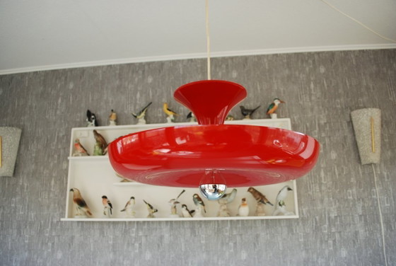 Image 1 of UFO-Metall-Deckenleuchte, Designer Tibor Nádai, Nummer 1