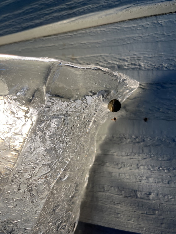 Image 1 of Lampe murale vintage Lucitalia Milano Murano Glass Design