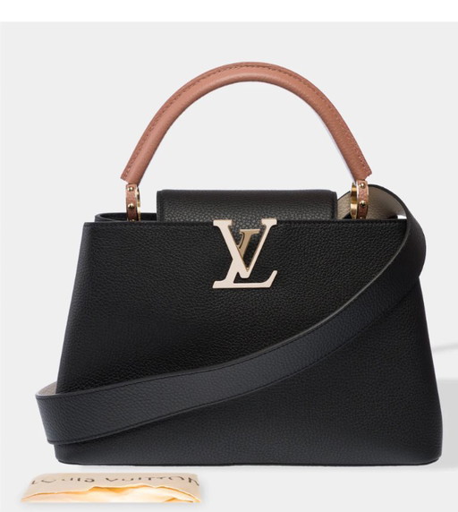 Borsa LOUIS VUITTON Capucines in Cuir Noir - 103320