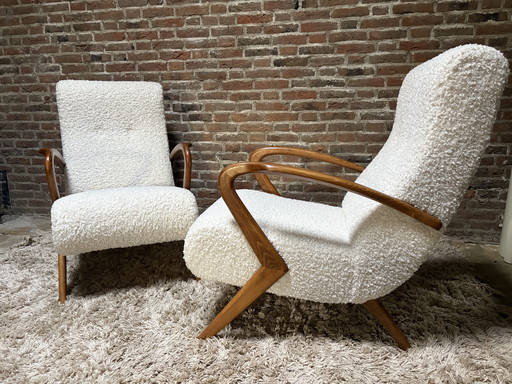 2 poltrone di design italiano attribuite a Paolo Buffa