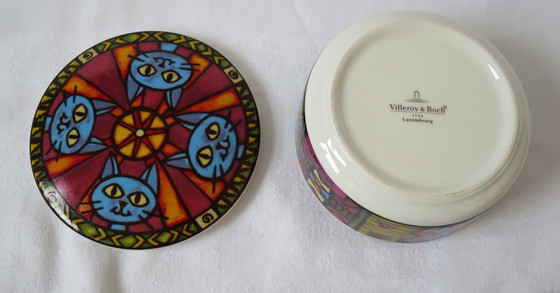 Image 1 of Villeroy & Boch Cat Cat Box lidded box