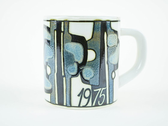 Image 1 of Tazza in ceramica, design danese, 1975, designer: Bodil Buch, produttore: Royal Copenhagen