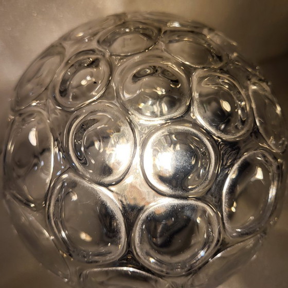 Image 1 of 2 applique da parete in stile space age, con struttura a bolla e acciaio cromato, risalenti agli anni '60 e '70.