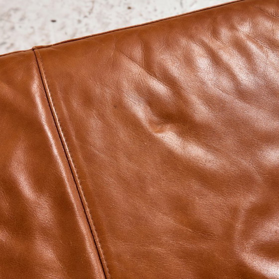 Image 1 of MK11156 Ottoman with leather upholstery