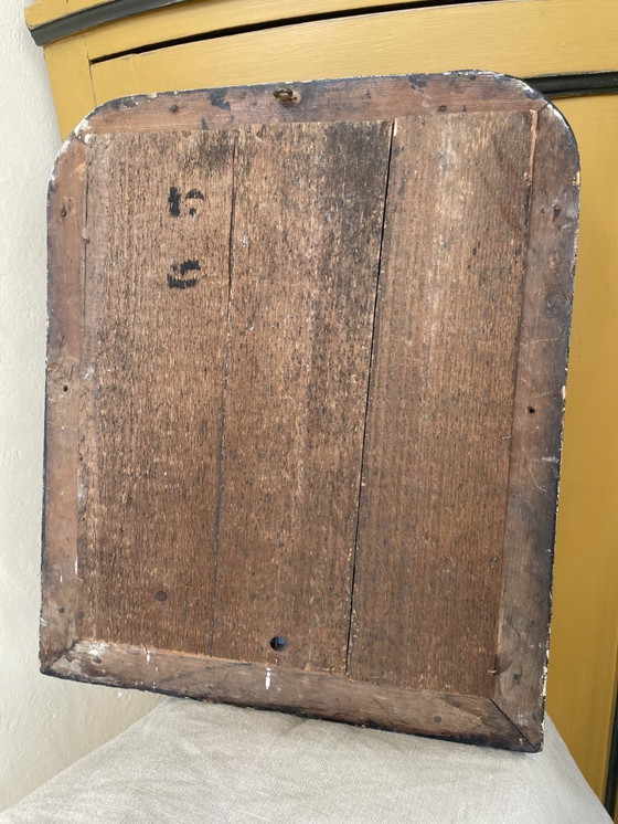 Image 1 of Specchio francese in legno frivolo Luigi Filippo 40 cm