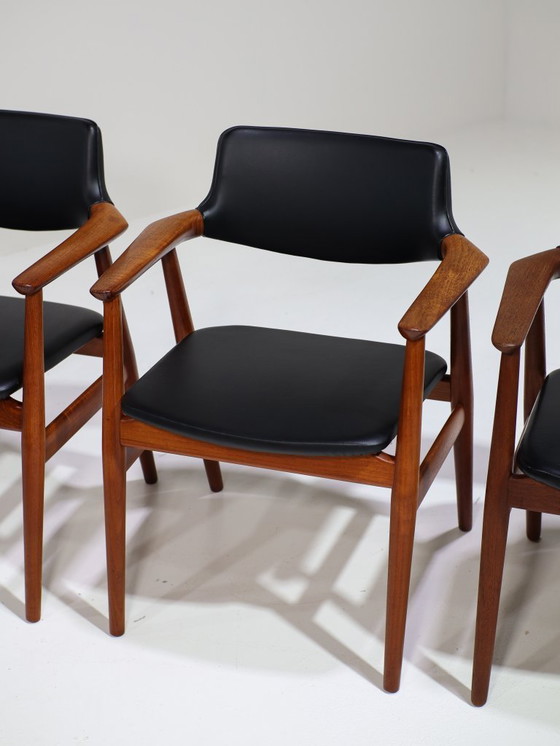 Image 1 of 6x Eetkamerstoelen GM11 Svend Aage Eriksen Glostrup teak