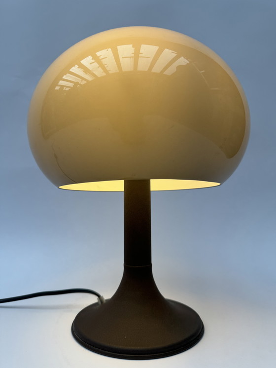 Image 1 of Vintage Space Age Mushroom Table Lamp | 1970s Dutch Design