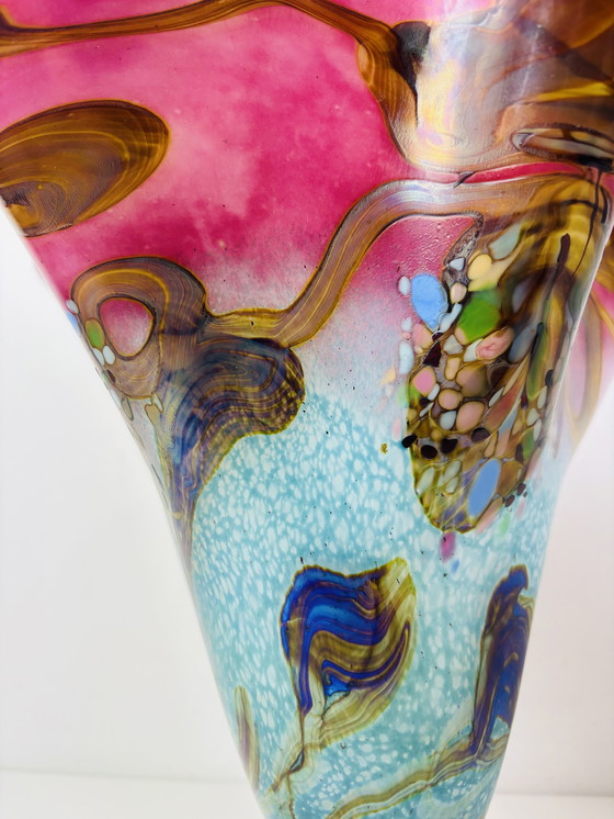 Image 1 of Design Murano style blown table lamp