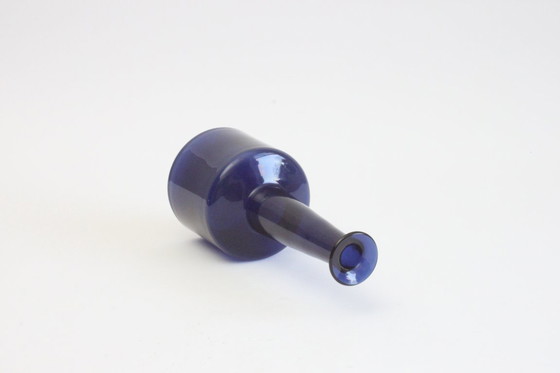 Image 1 of Timo Sarpaneva cobalt blue vase for Iitala, Finland 1964