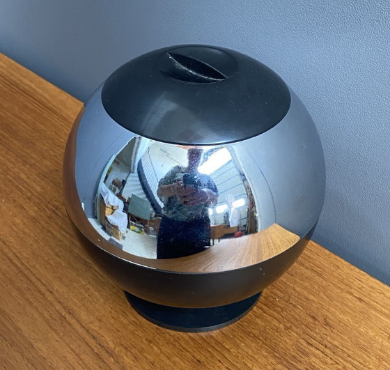 Image 1 of Chrome round  Ice bucket 1970s