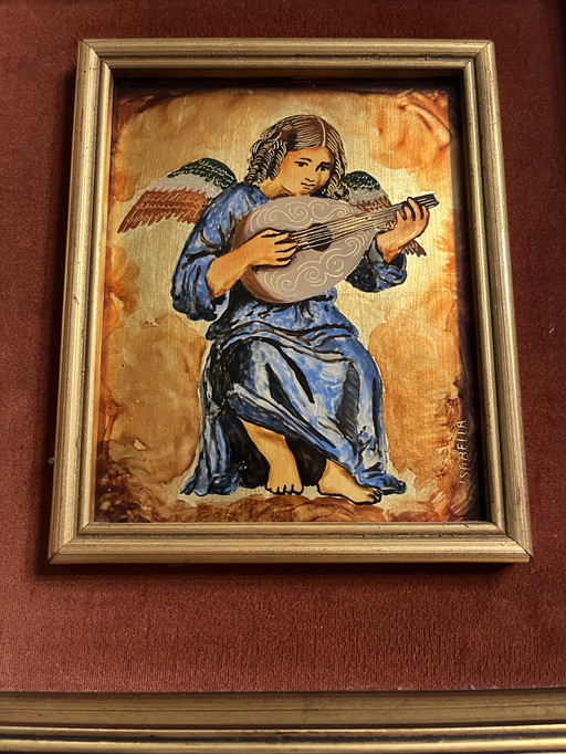 Peinture à la feuille d'or