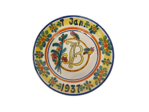 Plateelbakkerij Zuid-Holland - targa commemorativa - Gouda - 1937