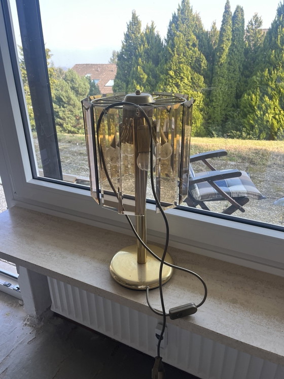 Image 1 of Vintage kroonluchter + tafellamp