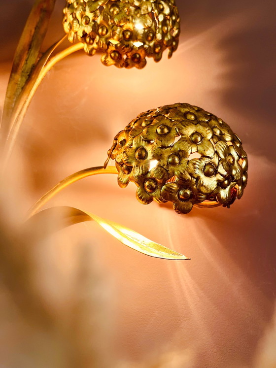 Image 1 of Italian Palladio Hydrangea Wall Lamp