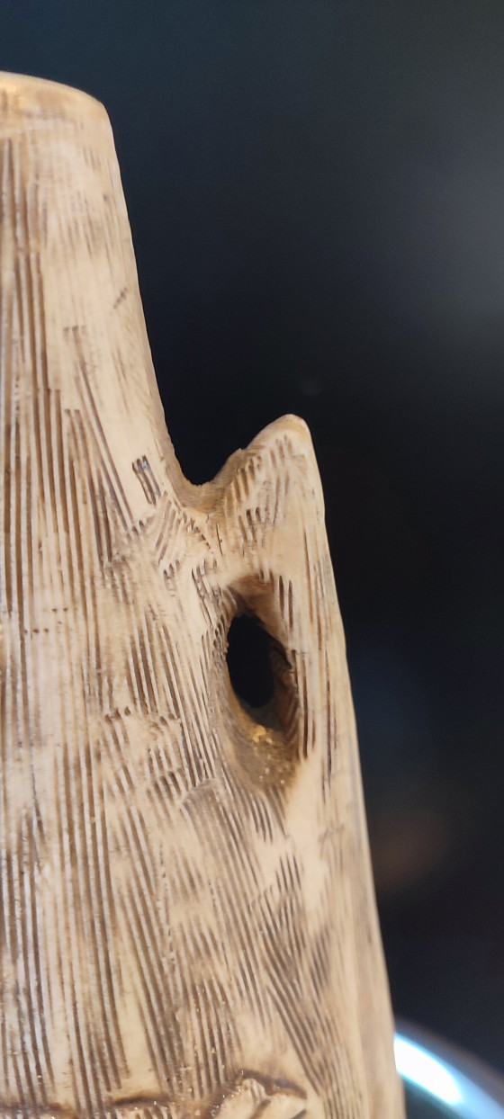 Image 1 of Vase signed Eva-Sud Mod. Dep vintage Italian ceramics