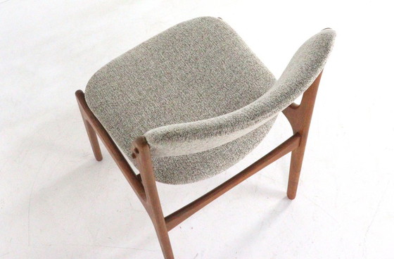 Image 1 of Set of 6 Erik Buch O.D. Mobler Chairs Model 49 Upholstered Vintage