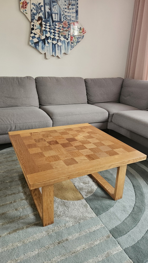 Image 1 of Table basse en teck à damier, style danois moderne, Poul Cadovius pour France & Sons