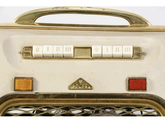 Image 1 of Vintage Ismet Ventilator nr. 9364 draagbaar ua plaatijzer