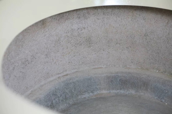 Image 1 of Fioriera cilindrica in fibra di vetro laccata