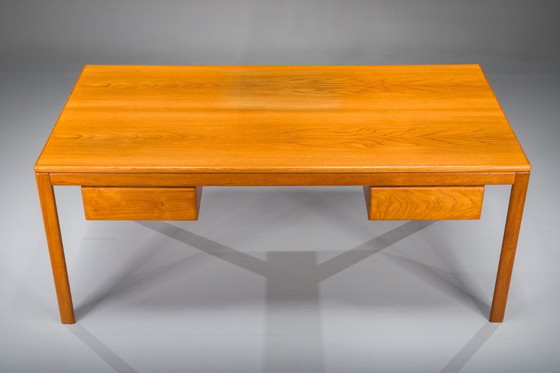 Image 1 of Mid-Century Modern Teak Schreibtisch, 1970er Jahre