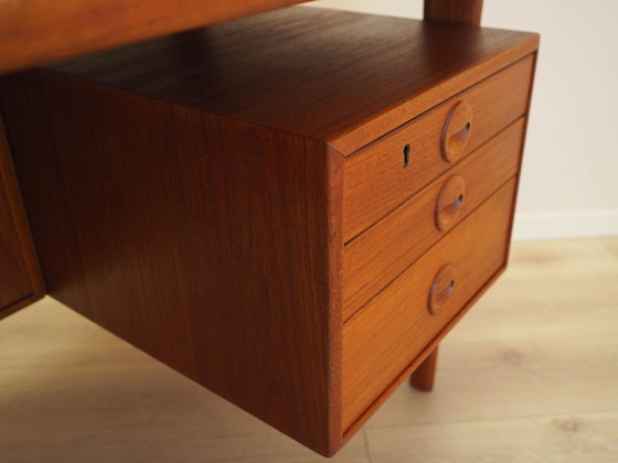 Image 1 of Scrivania in teak, design danese, anni '70, designer: Kai Kristiansen