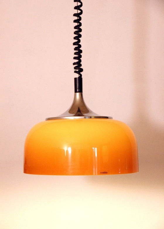 Image 1 of Guzzini/Meblo-Pendelleuchte, 1970er Jahre