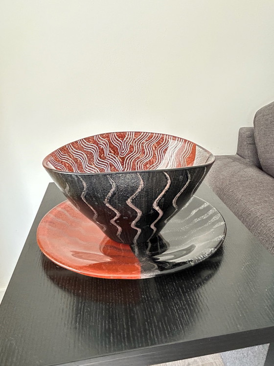 Kosta Boda bol/plat avec soucoupe – Objets déco, Verre (photo 2 of 6)
