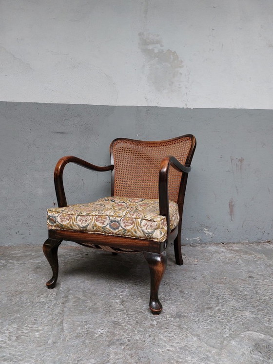 Antique Chair With Webbing – Armchairs, Textile (photo 23 of 24)