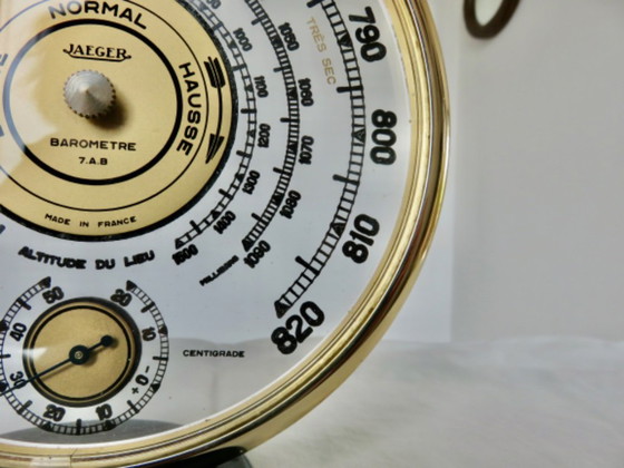 Jaeger, Thermometer, Barometer, Skeleton, 7.A.B, Meteorological Station, 1960 – Decorative Objects, Glass (photo 8 of 12)