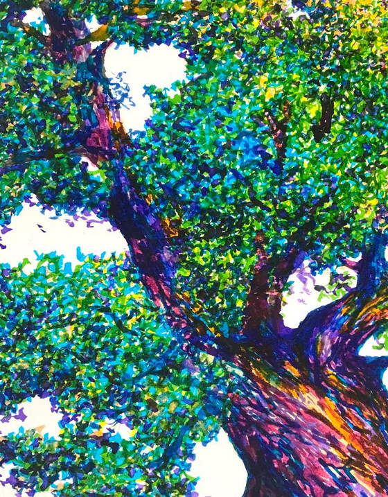 Grumpy Tree – Gemälde & Zeichnungen, Paper (photo 6 of 6)