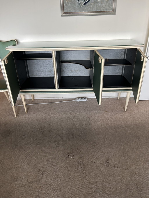 Umberto Mascagni sideboard/drinks cabinet – dressoirs, Glass, Wood (photo 2 of 5)