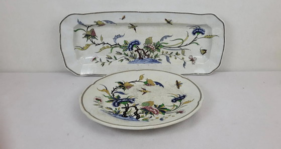 Piatto in maiolica Sarreguemines, modello Rouen – Stoviglie, Porcelain (photo 6 of 7)