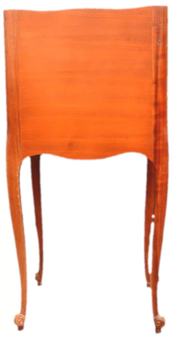 Louis XV style cherry wood bedside table, 36x21x73cm – Nightstands (photo 6 of 8)